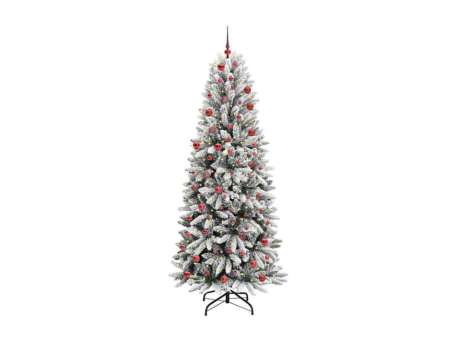 Kunstkerstboom met 300 LED's Wit 78 x 78 x 210 cm