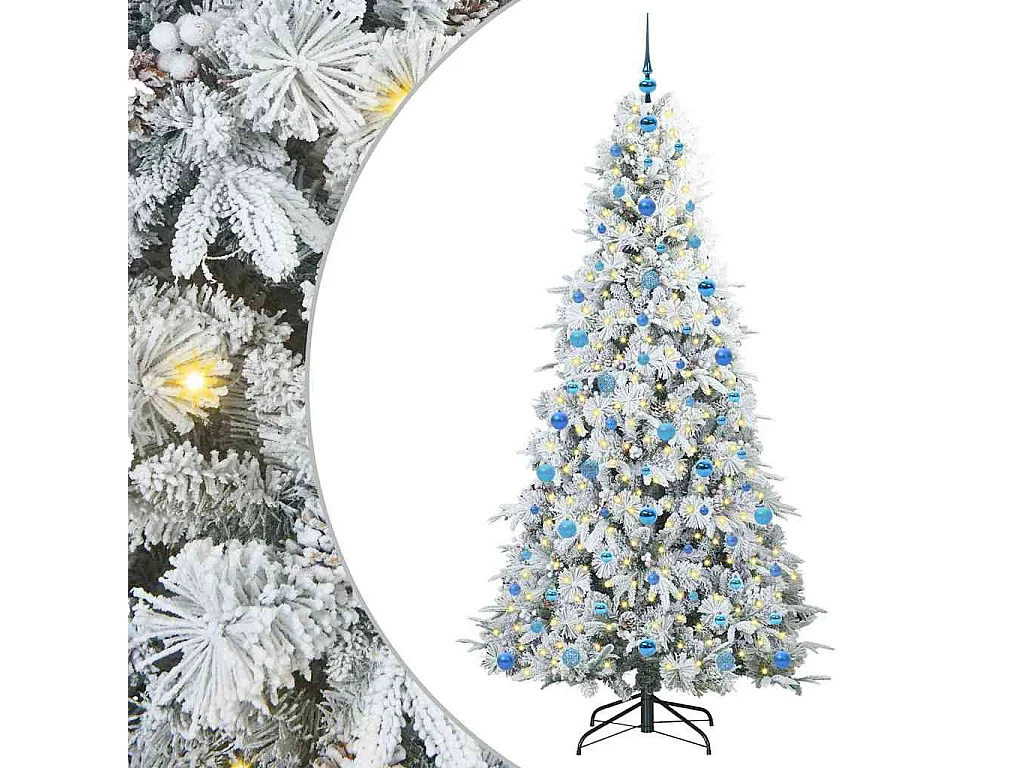 Sapin de Noël Artificiel à Branches Articulées Vert 210 cm