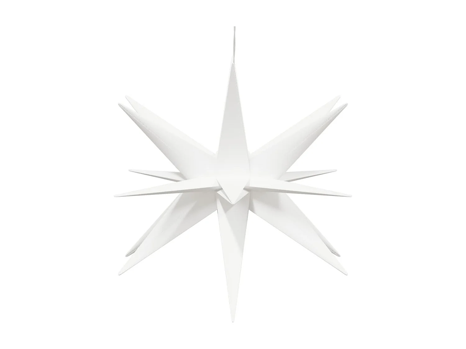 Kerstlampje met opvouwbare LED wit 43 cm