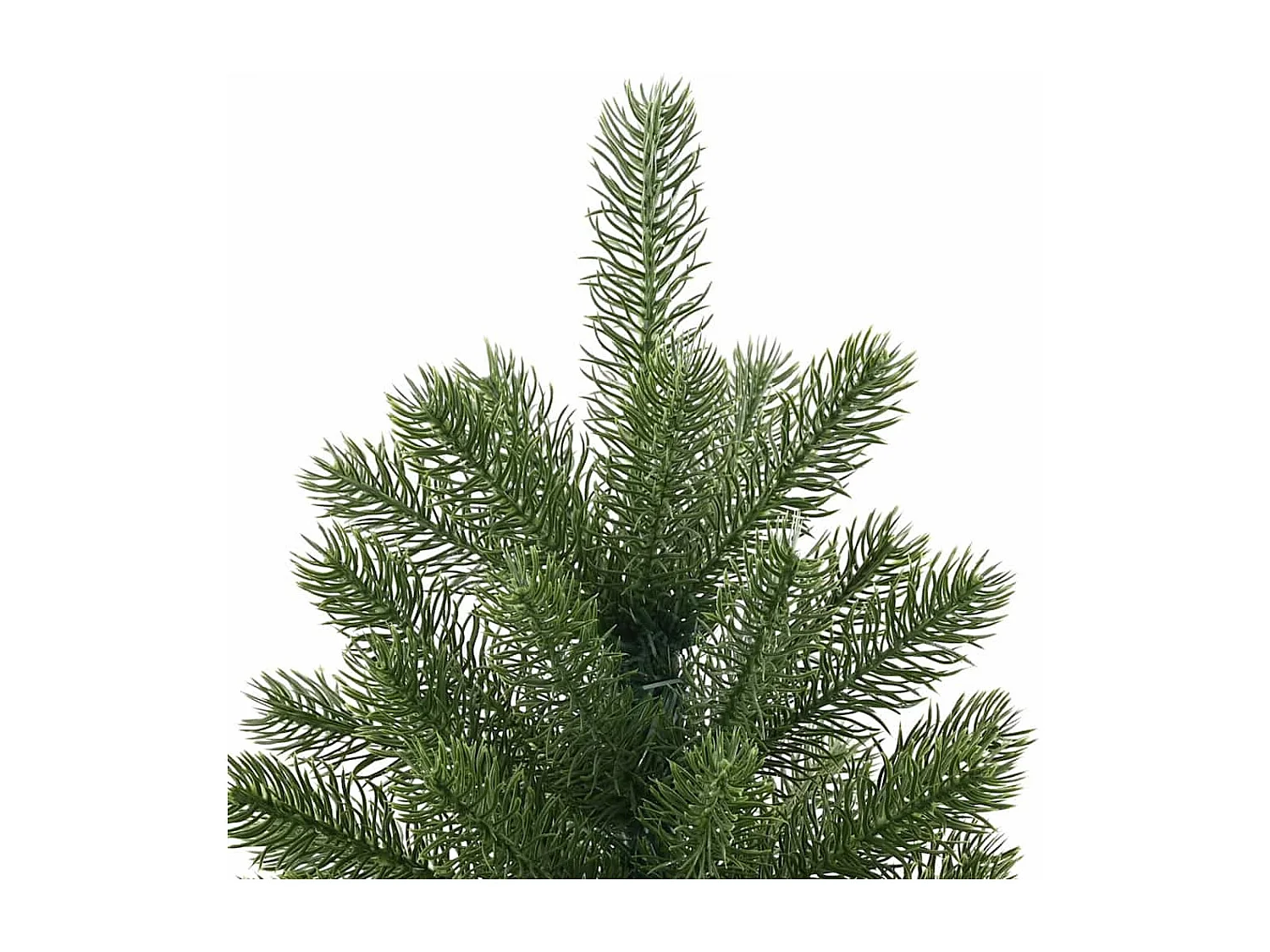 Albero di Natale artificiale Verde 210 cm PVC, PE e acciaio