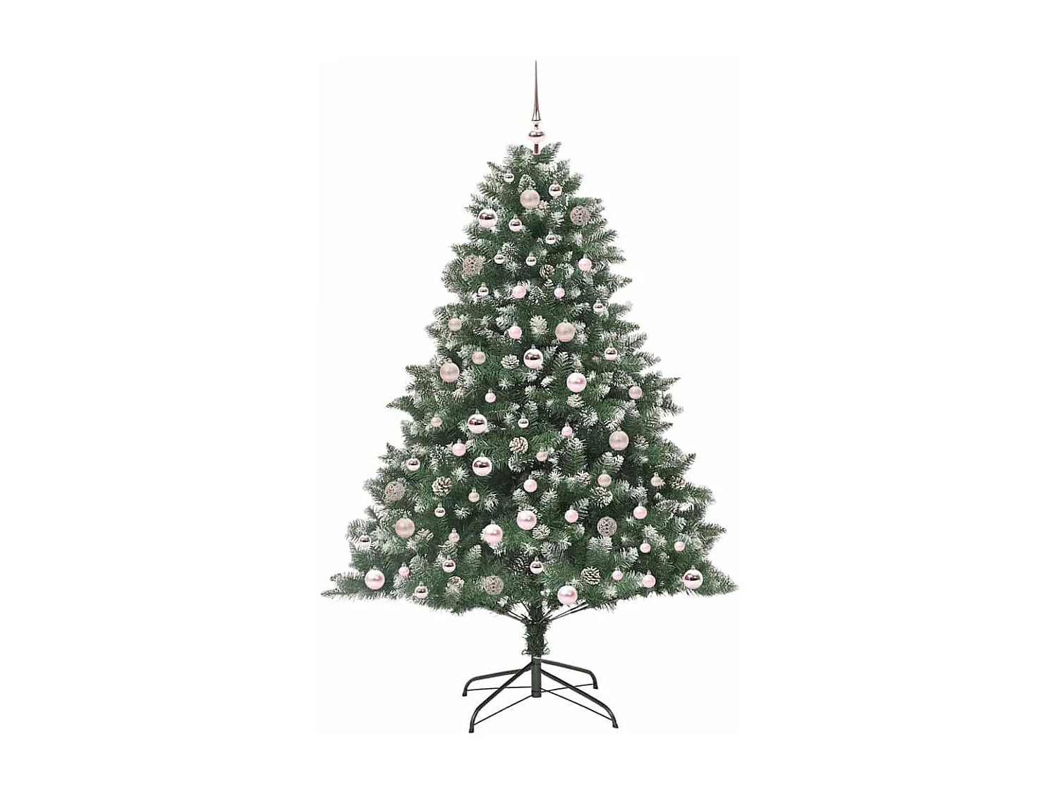 Albero di Natale artificiale con 300 LED Verde 126 x 126 x 180 cm