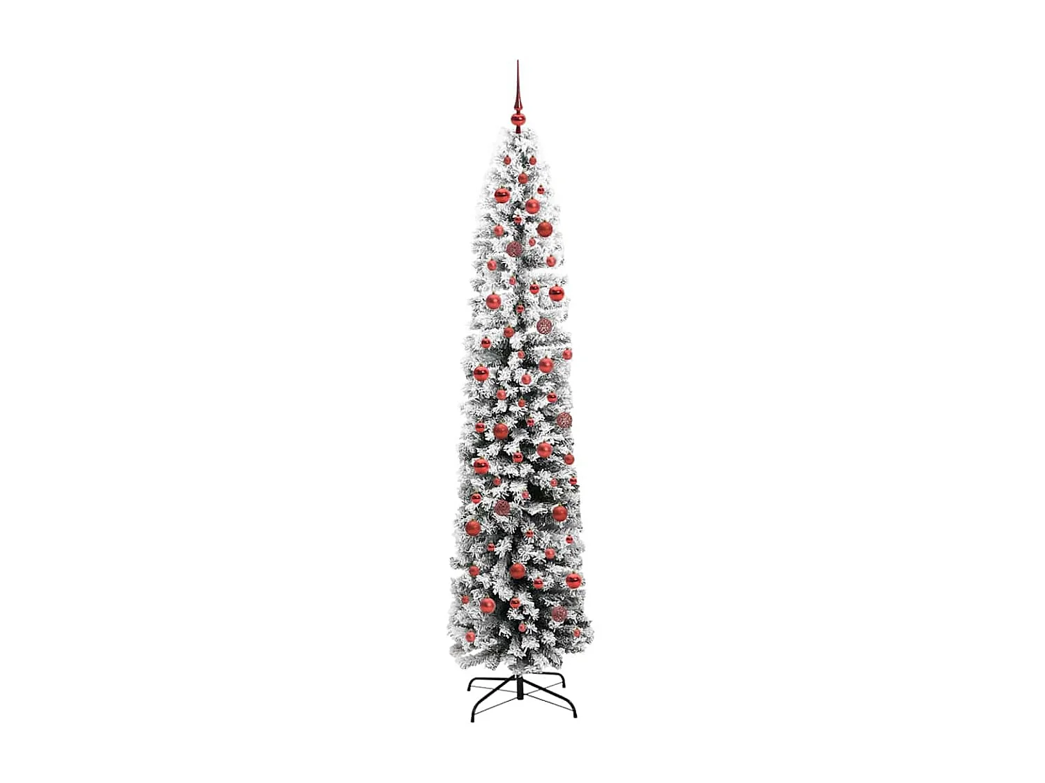 Kunstkerstboom Groen 240 cm PVC en staal en kunststof