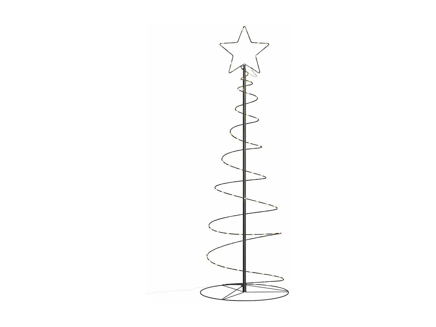 LED Kerstboom 100 warm witte LED's 150 cm