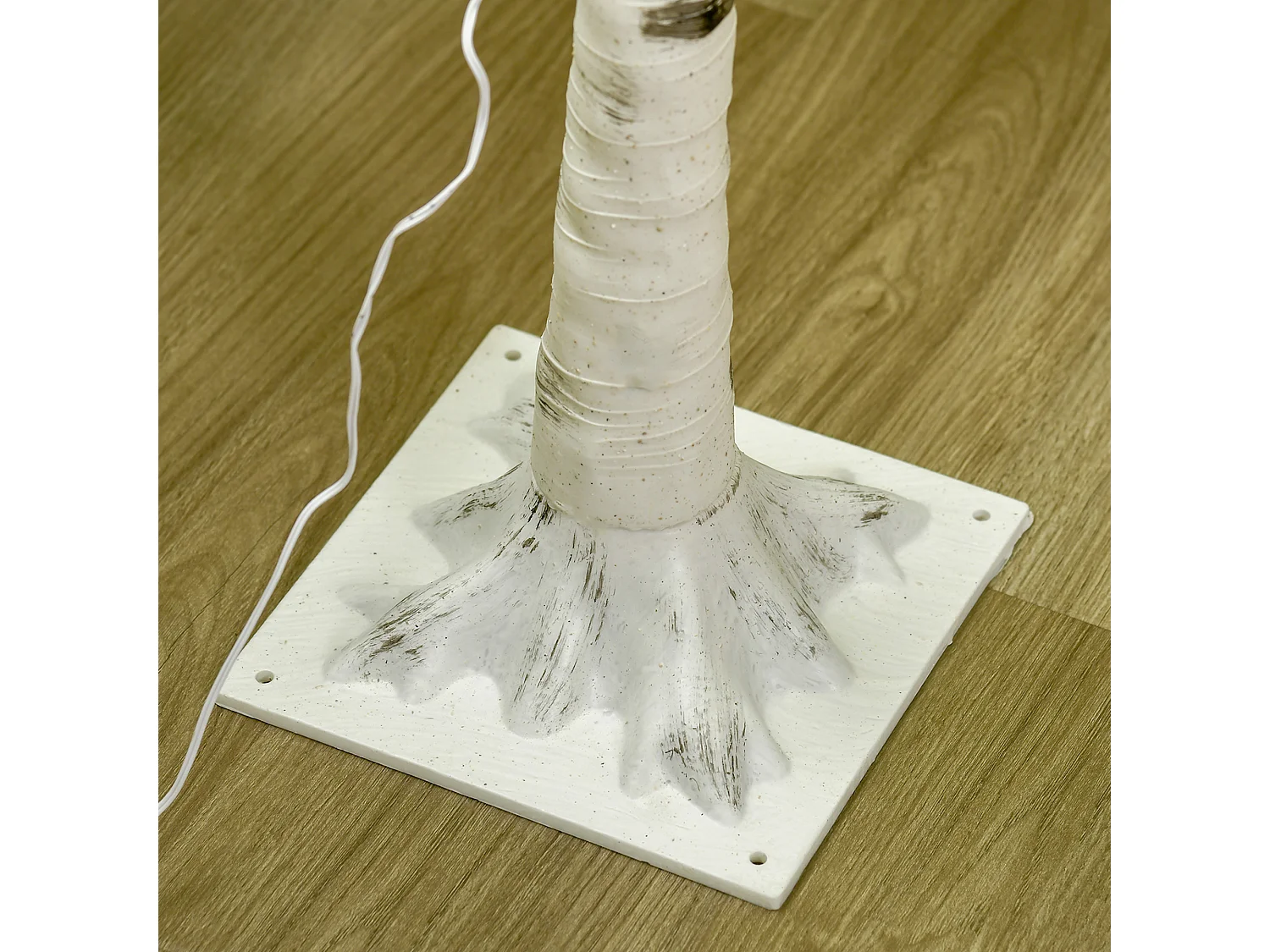 Arbre lumineux 3D 150 cm, 120 LED blanc chaud, 3 niveaux de luminosité, pour la décoration de fêtes et de Noël (20 x 20 x 150 cm)