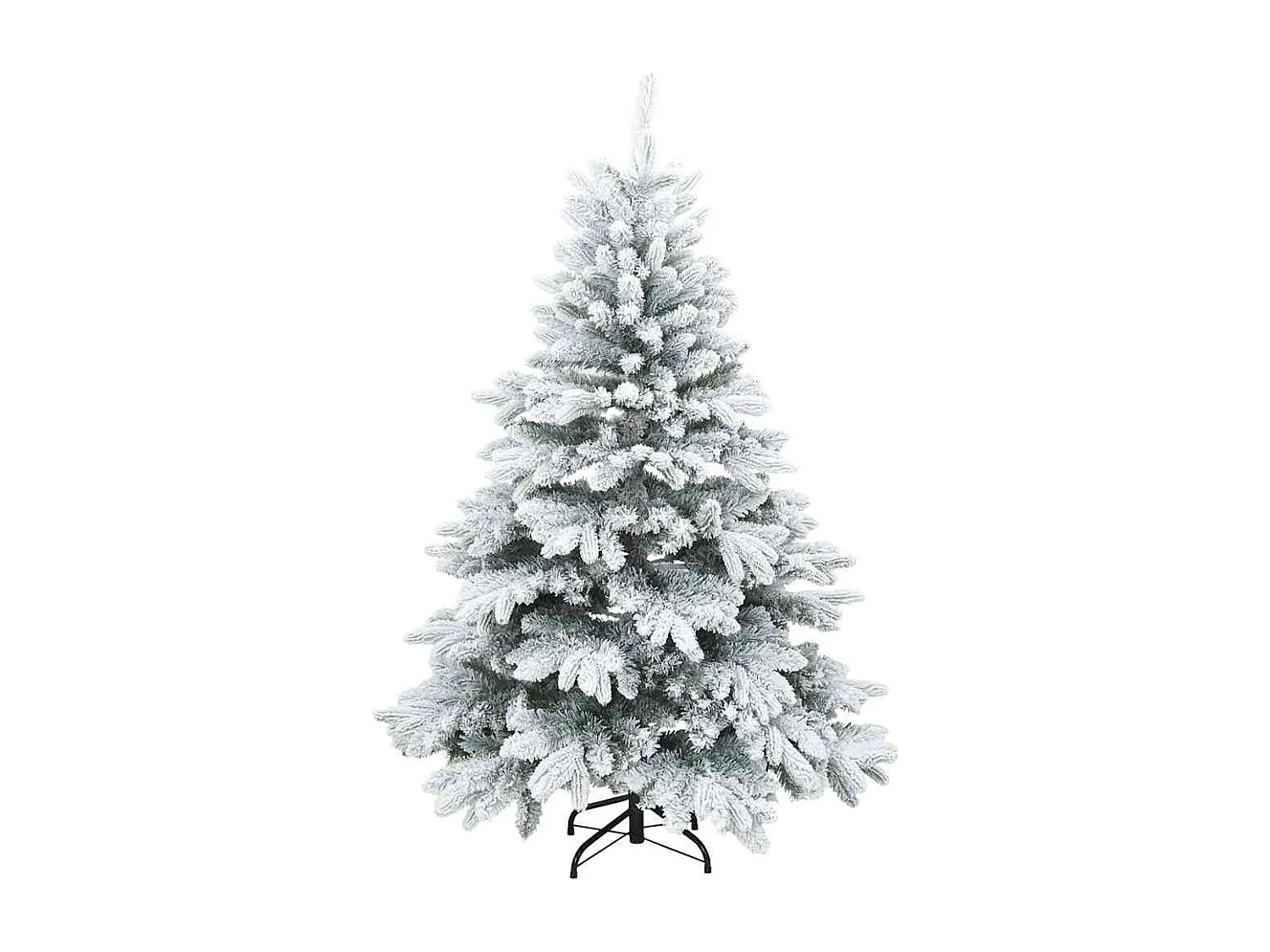 Albero di Natale artificiale con 150 LED Verde 150 cm PE e PVC