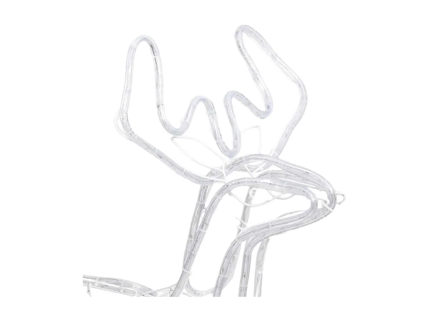 Kerstrendier Warm Wit 76x42x87 cm