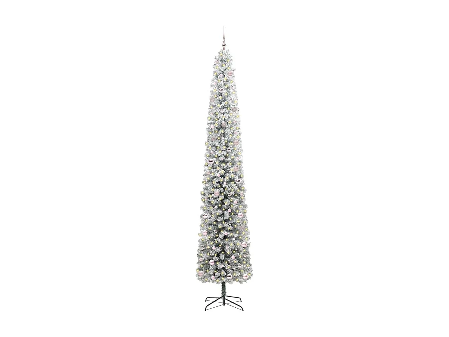 Kunstkerstboom Groen 300 cm PVC en staal en kunststof