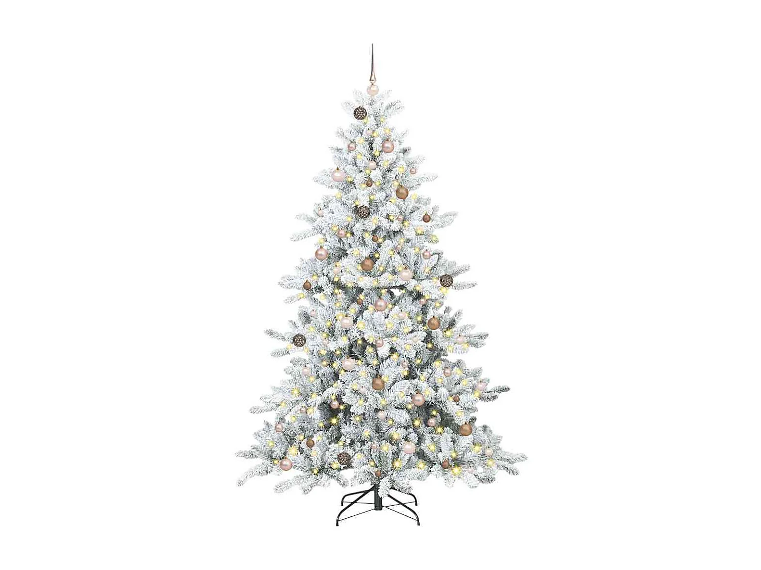 Künstlicher Weihnachtsbaum mit beweglichen Zweigen 240 cm PVC