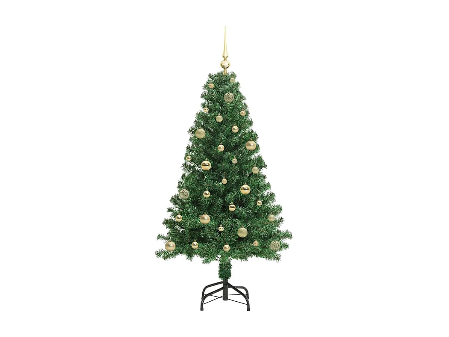 Sapin de Noël artificiel Vert 150 cm PVC, Acier et Plastique