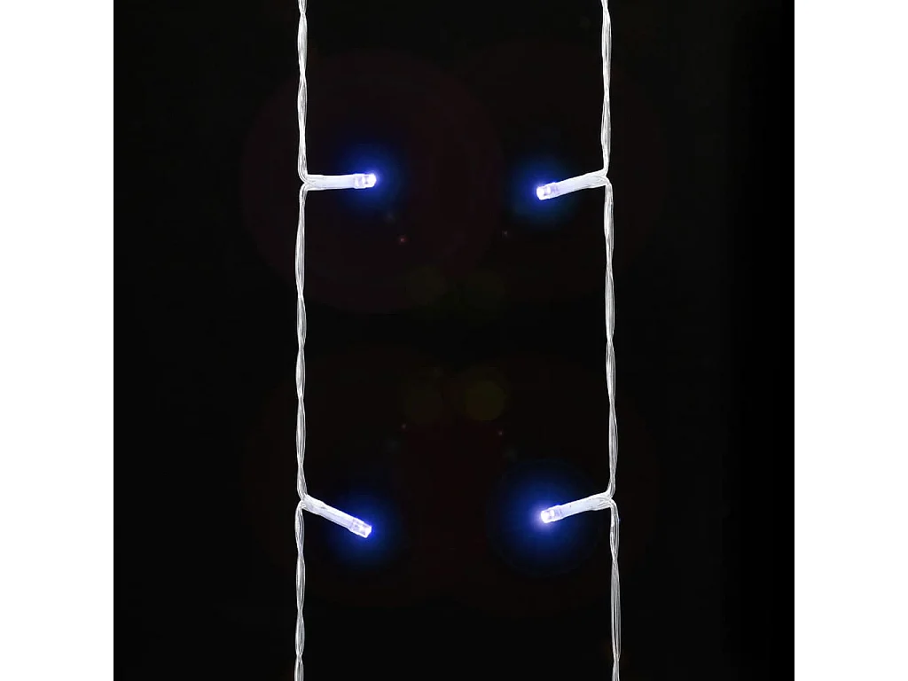 Guirlande de sapin de Noël 320 LED bleu 375 cm