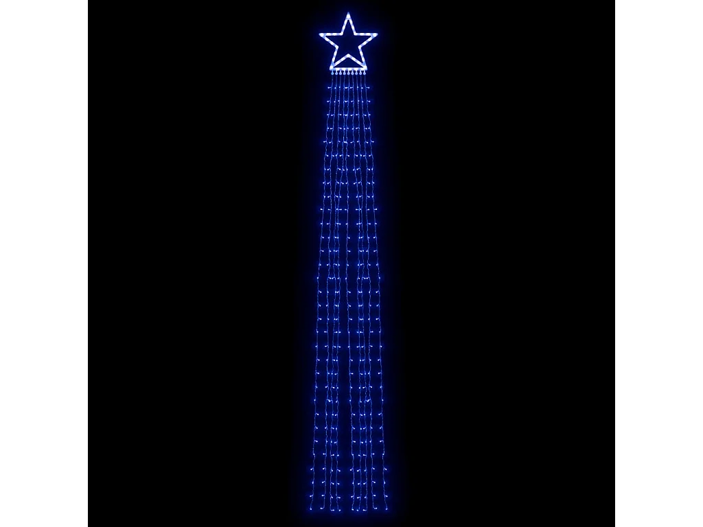 Ghirlanda per albero di Natale 320 LED blu 375 cm