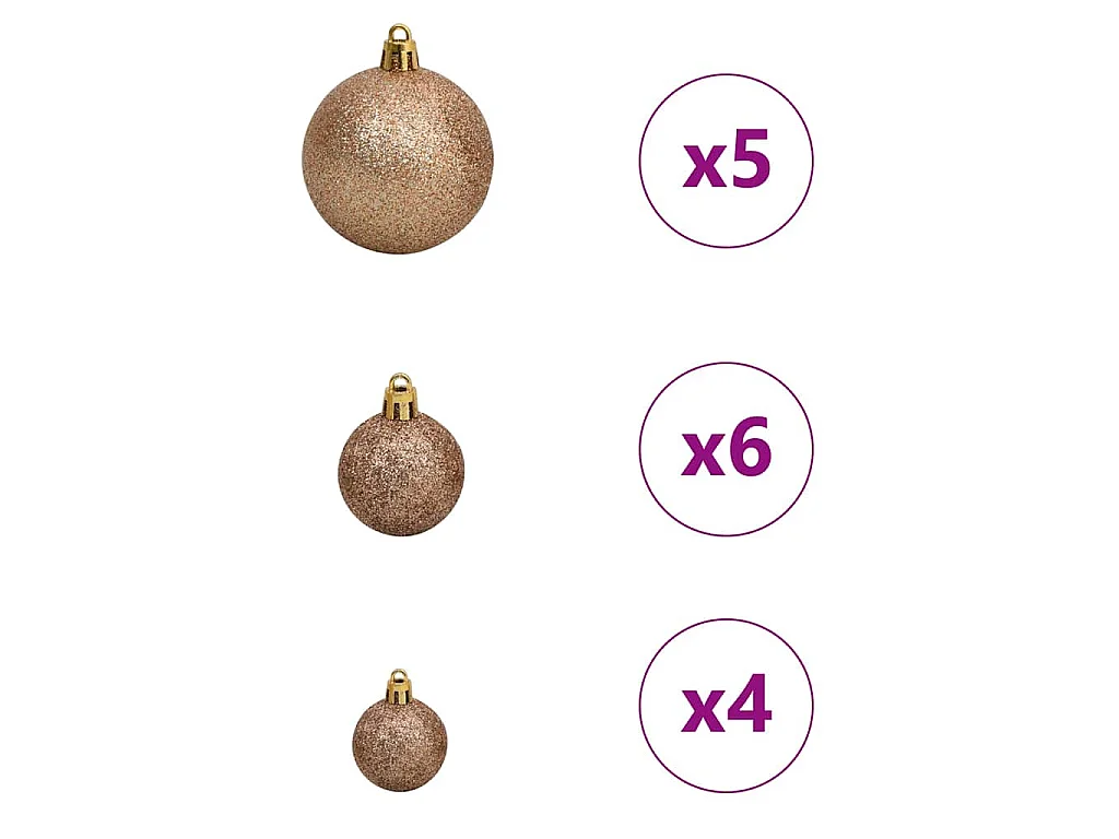 Künstlicher Weihnachtsbaum mit beweglichen Zweigen 150 cm PVC