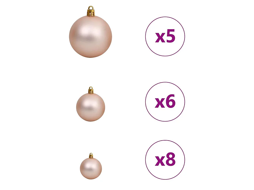 Künstlicher Weihnachtsbaum mit beweglichen Zweigen 150 cm PVC