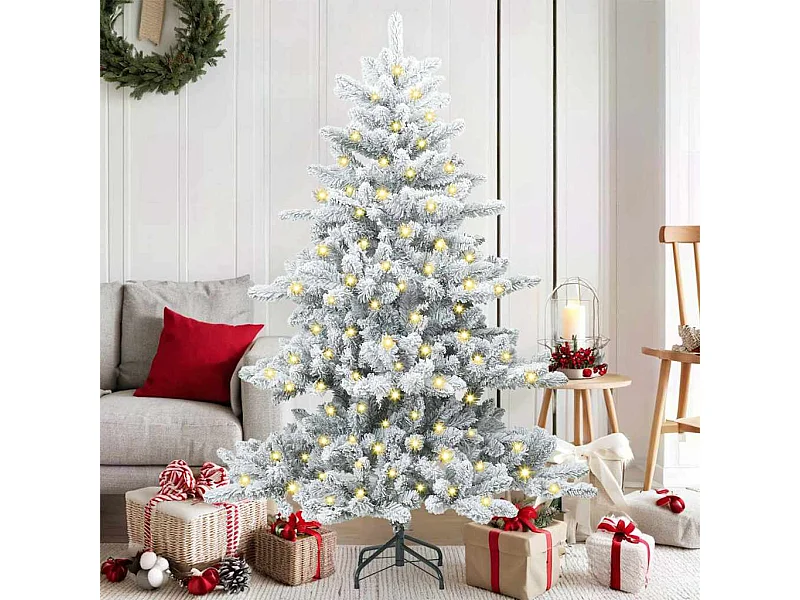 Albero di Natale artificiale con rami articolati 150 cm PVC