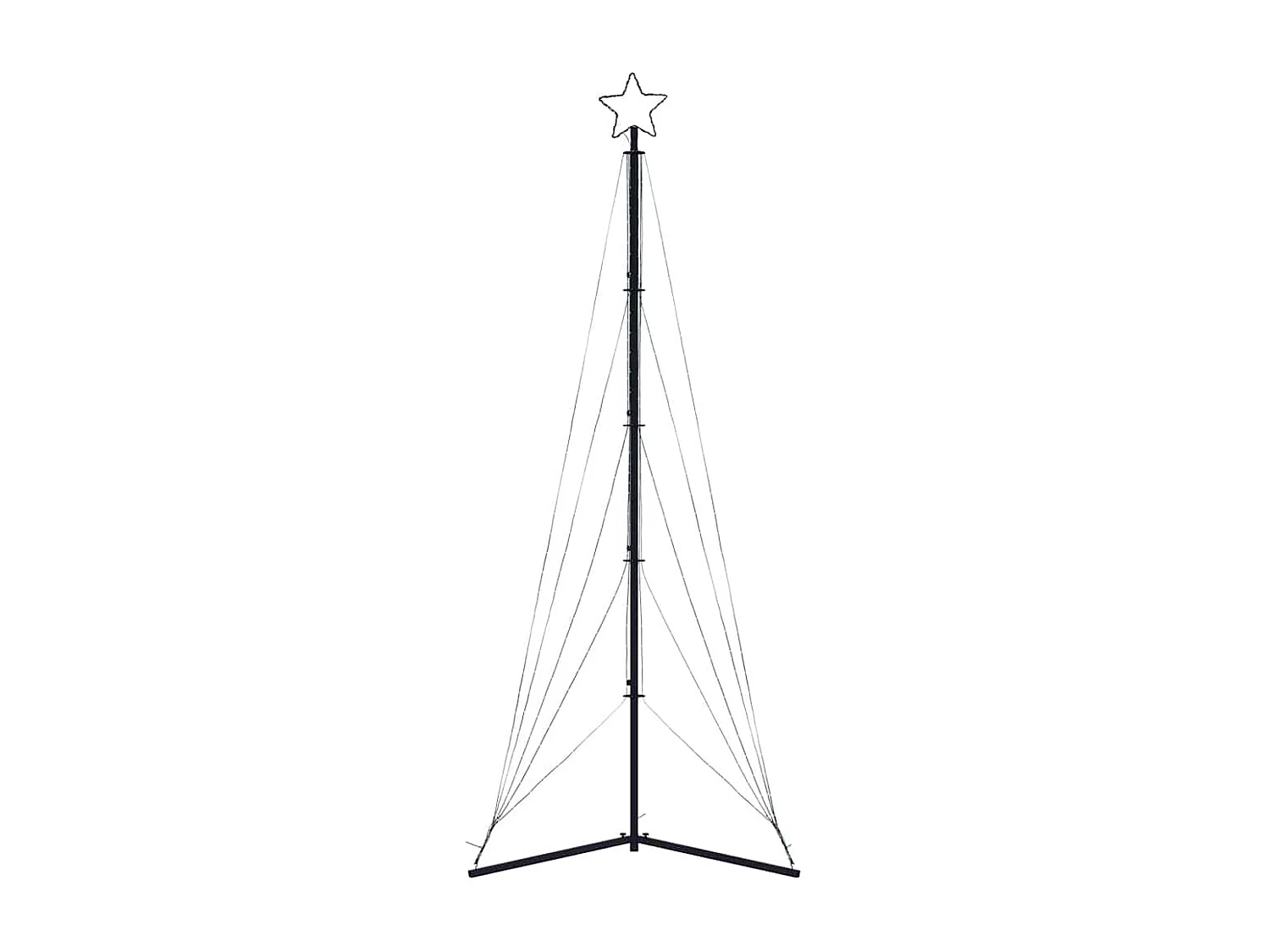 Sapin de Noël à LED 525 LED blanc froid 302 cm