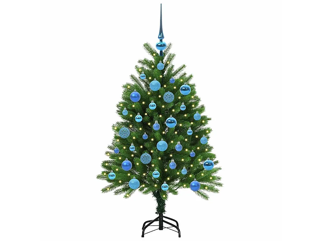 Weihnachtsbaum mit 150 LEDs mit Ständer Grün 120 cm PE