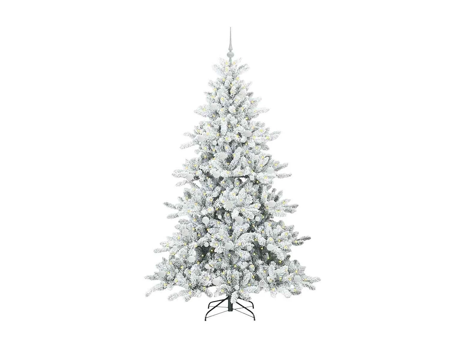 Künstlicher Weihnachtsbaum mit beweglichen Zweigen 210 cm PVC