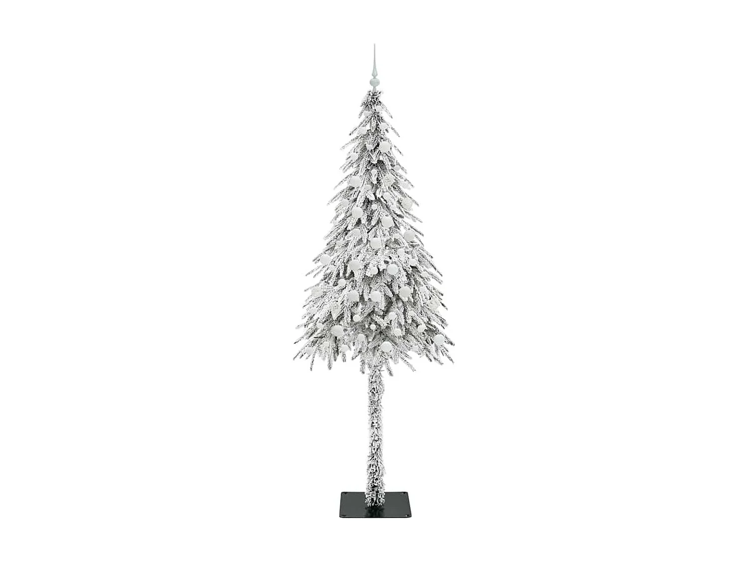 Sapin de Noël avec 300 LED Blanc 210 cm PE et Acier