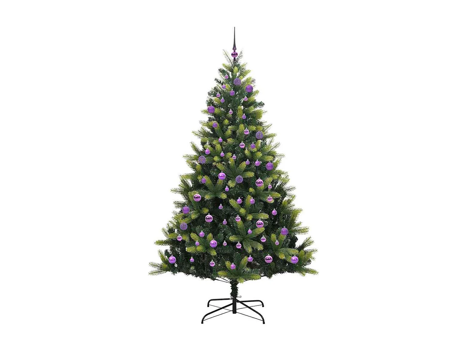 Albero di Natale artificiale flessibile in silicone 300 LED 240 cm