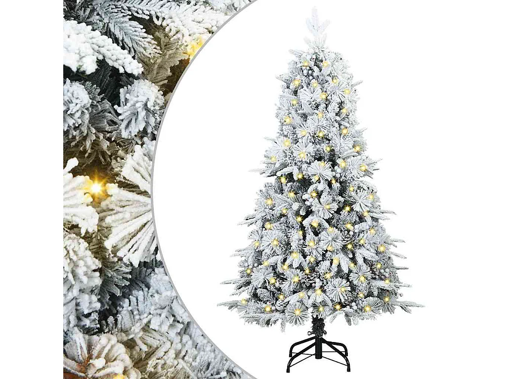 Sapin de Noël Artificiel à Branches Articulées Vert 120 cm