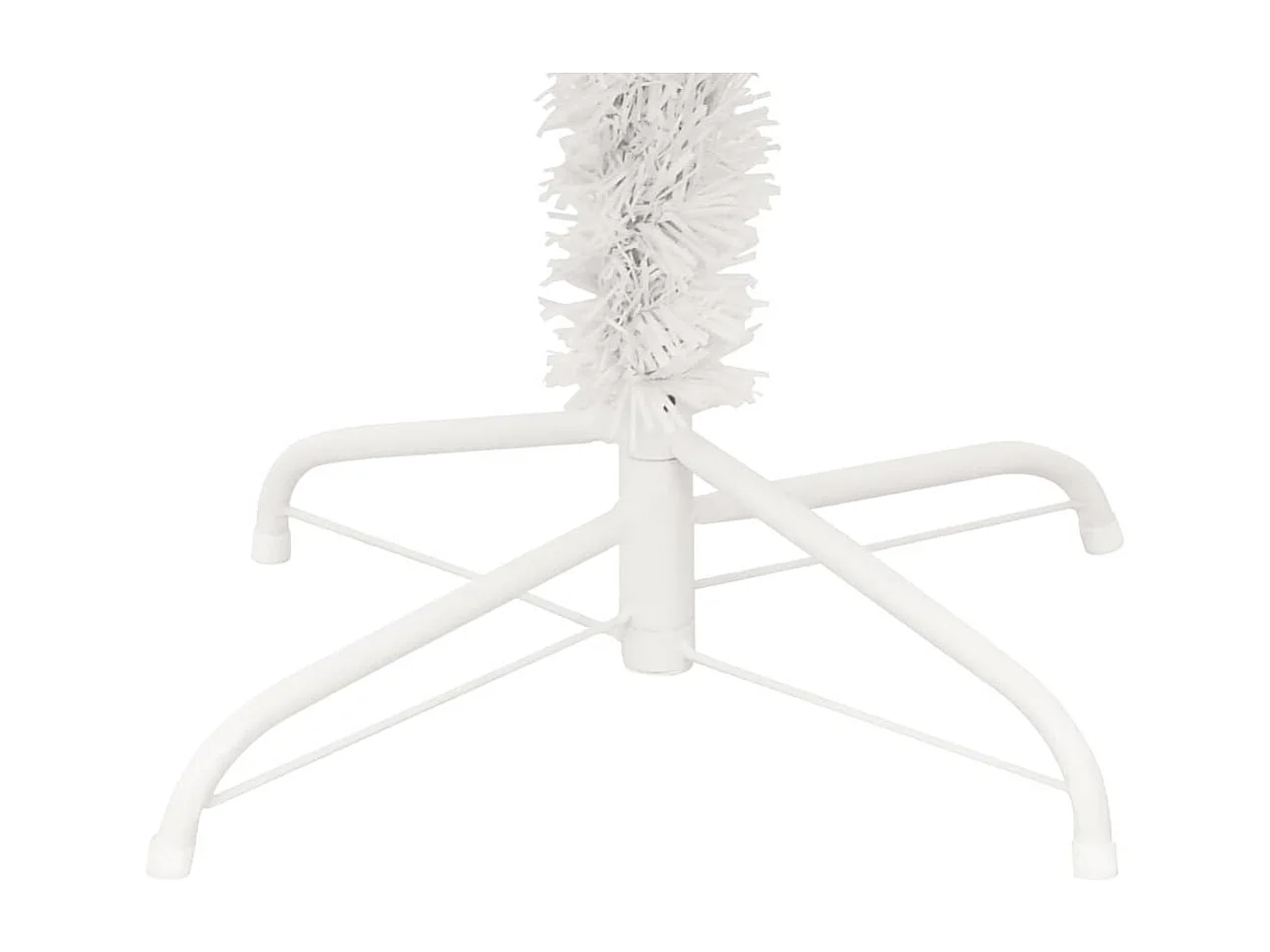 Beleuchteter Spiral-Weihnachtsbaum mit weißem Ständer, 150 cm, PVC