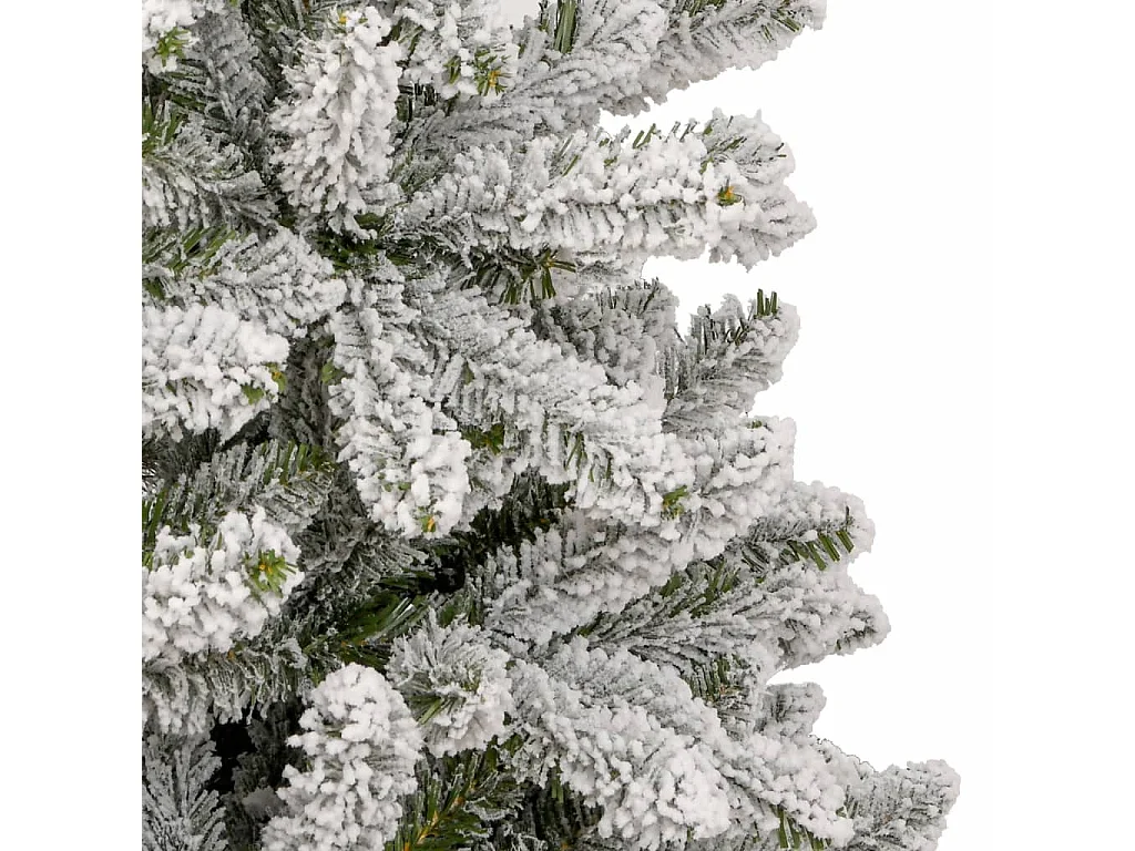 Sapin de Noël artificiel à charnières avec neige floquée 180 cm