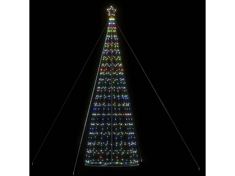 Sapin de Noël à LED 1534 LED colorées 503 cm