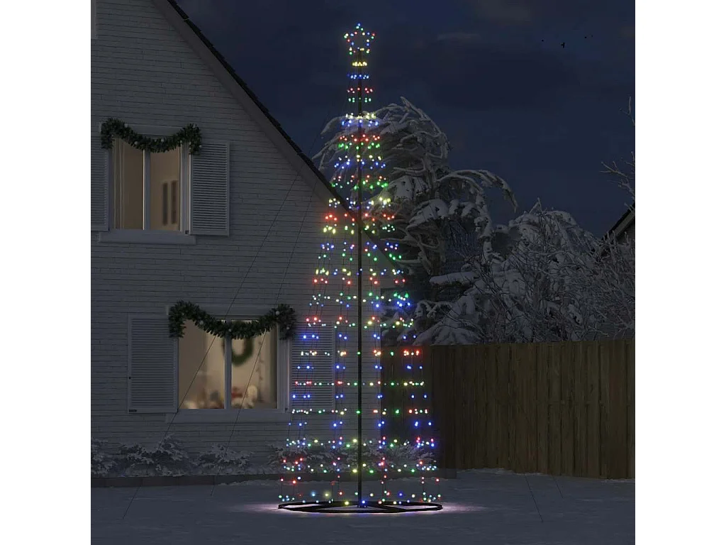 Sapin de Noël à LED 1534 LED colorées 503 cm