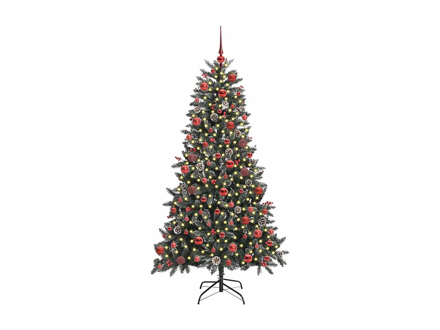 Albero di Natale artificiale con 300 LED Verde 99 x 99 x 180 cm