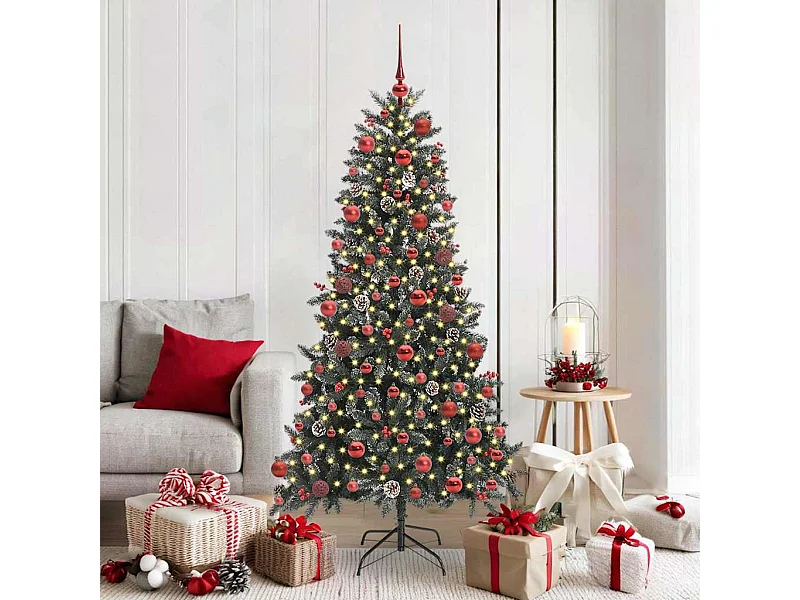 Albero di Natale artificiale con 300 LED Verde 99 x 99 x 180 cm