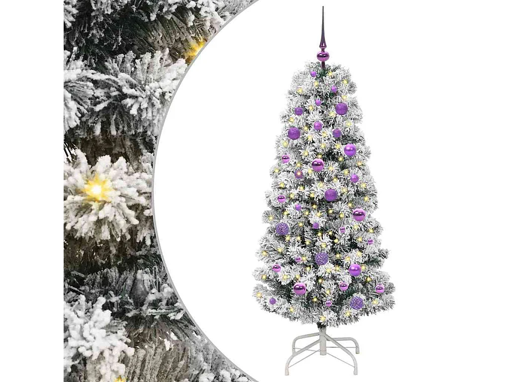 Künstlicher Weihnachtsbaum mit klappbaren Zweigen 150 cm