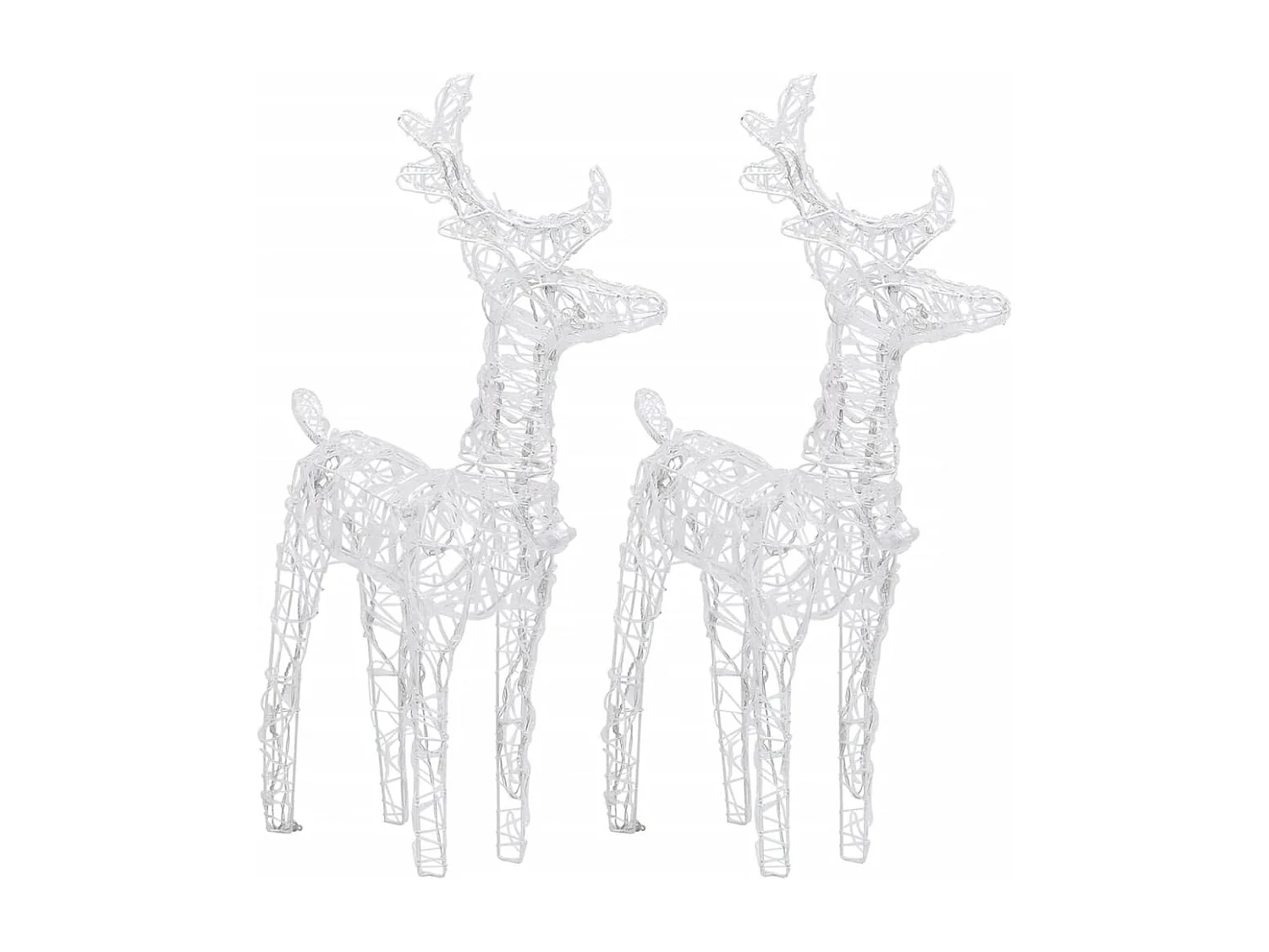 Decorazione natalizia Renna e slitta 320 LED in acrilico