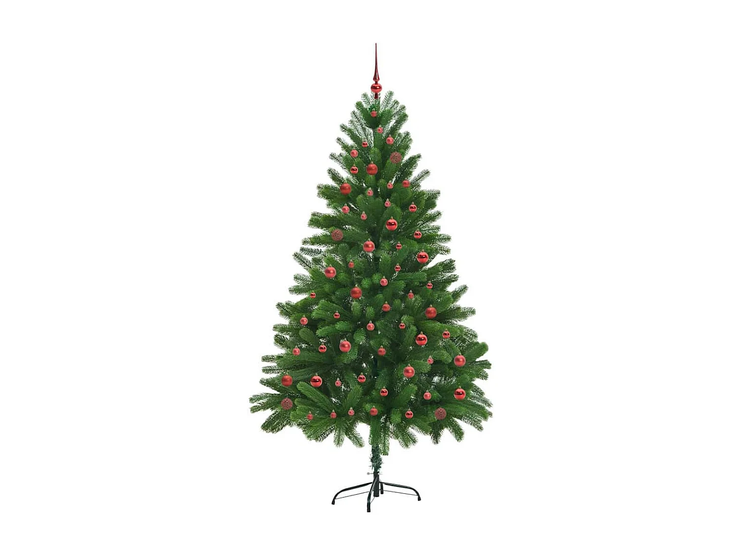 Albero di Natale con 300 LED con supporto Verde 210 cm PE