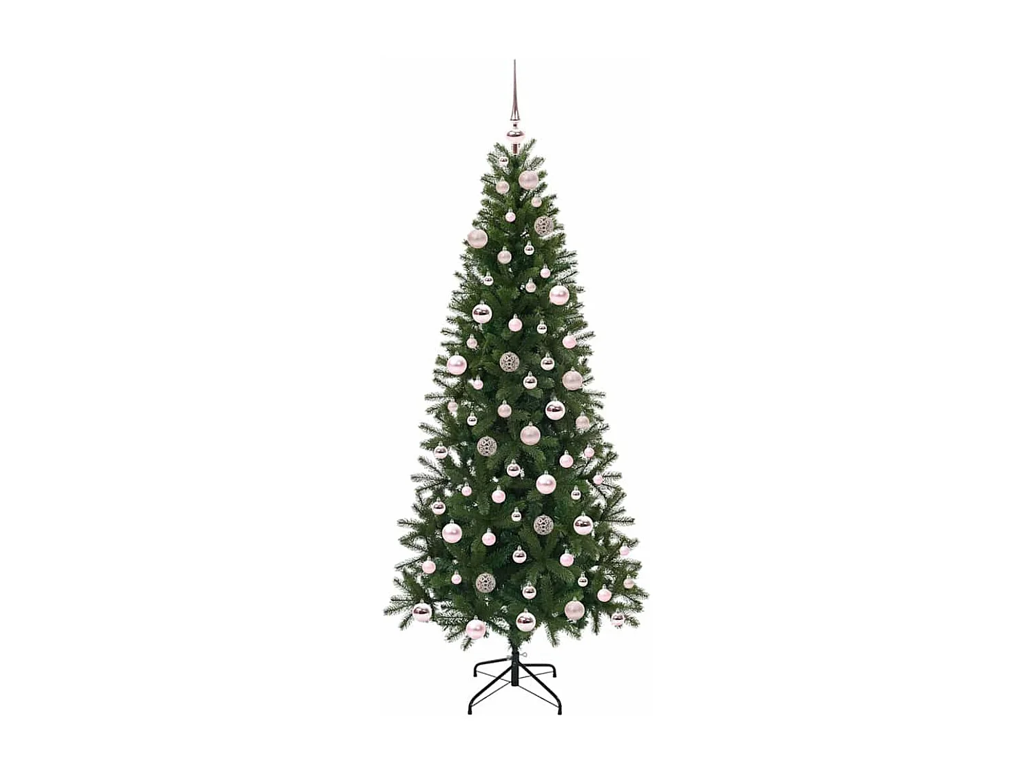 Sapin de Noël artificiel avec 300 LED Vert 180 cm PE et PVC