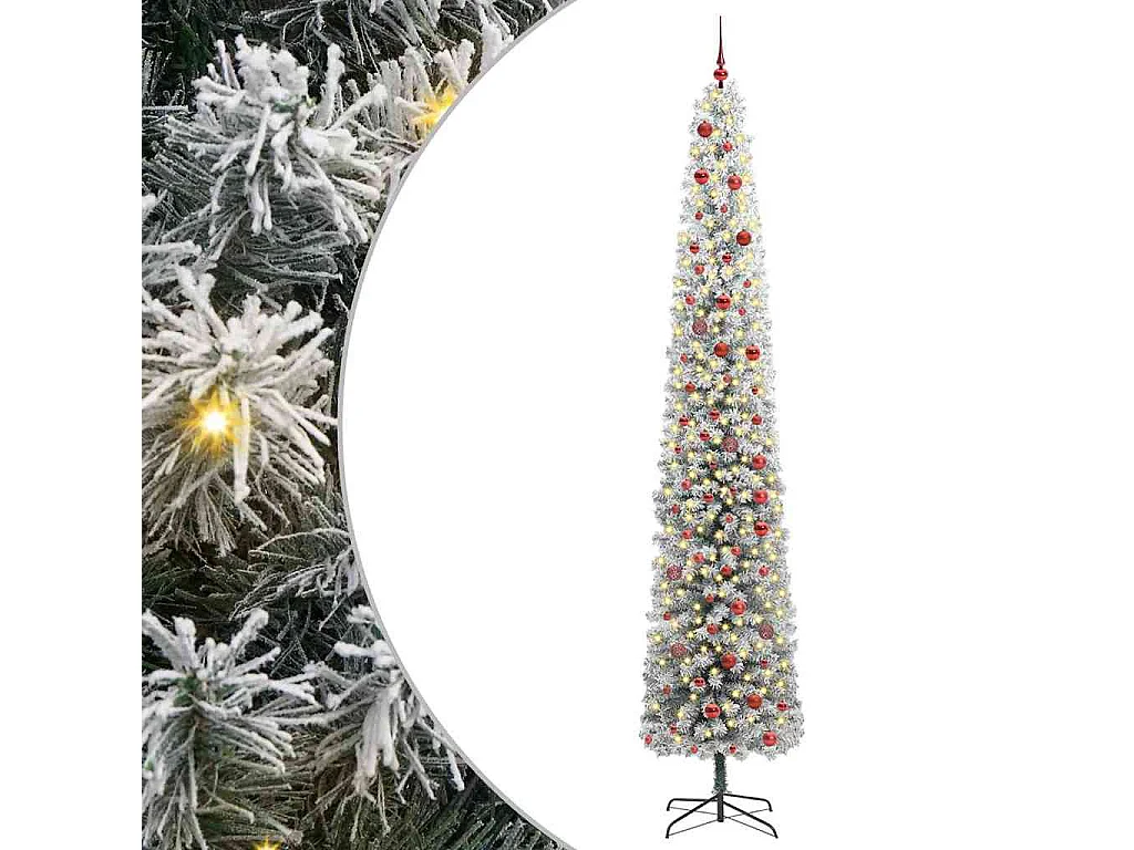Kunstkerstboom Groen 300 cm PVC en staal en kunststof