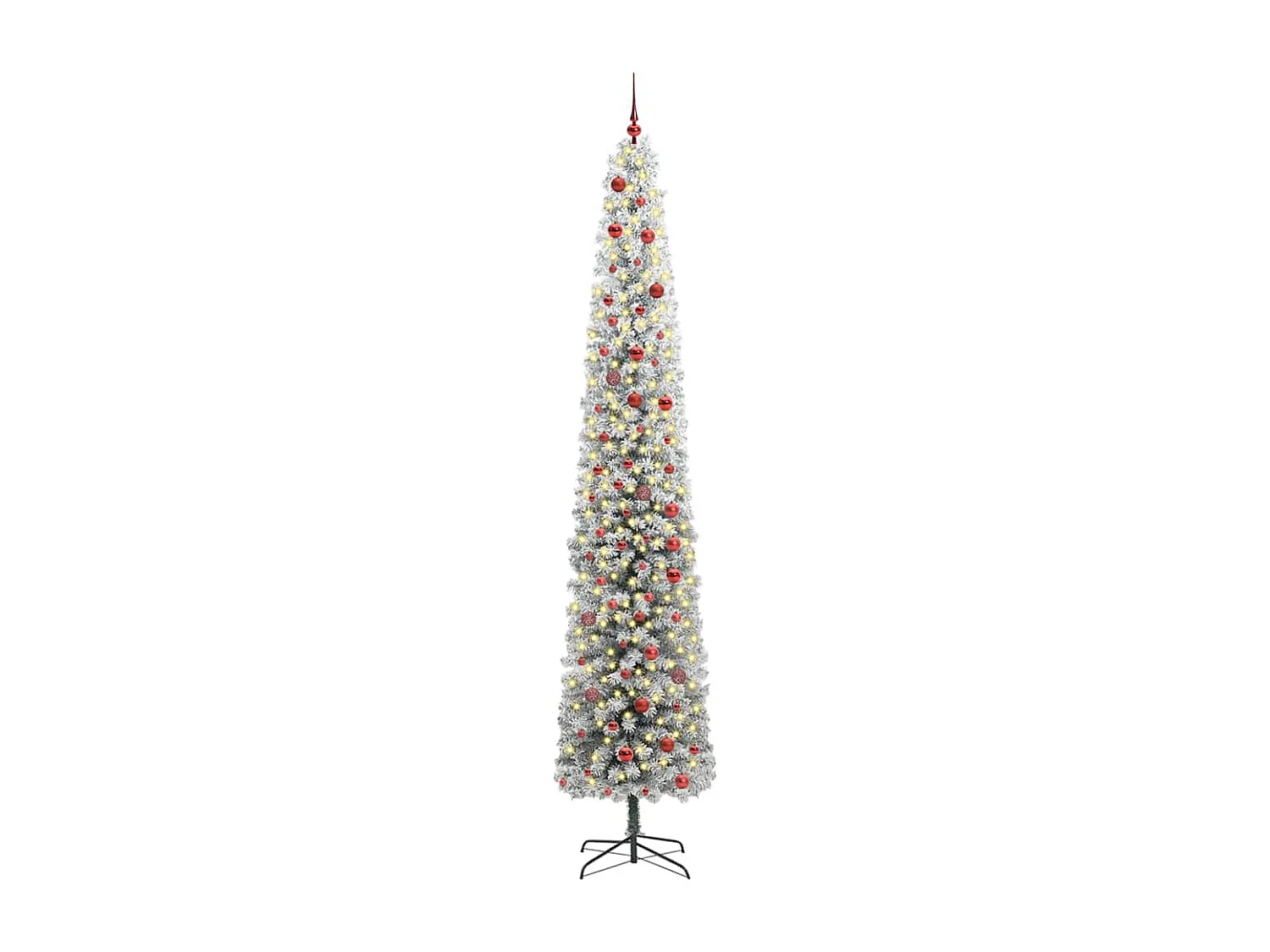 Kunstkerstboom Groen 300 cm PVC en staal en kunststof
