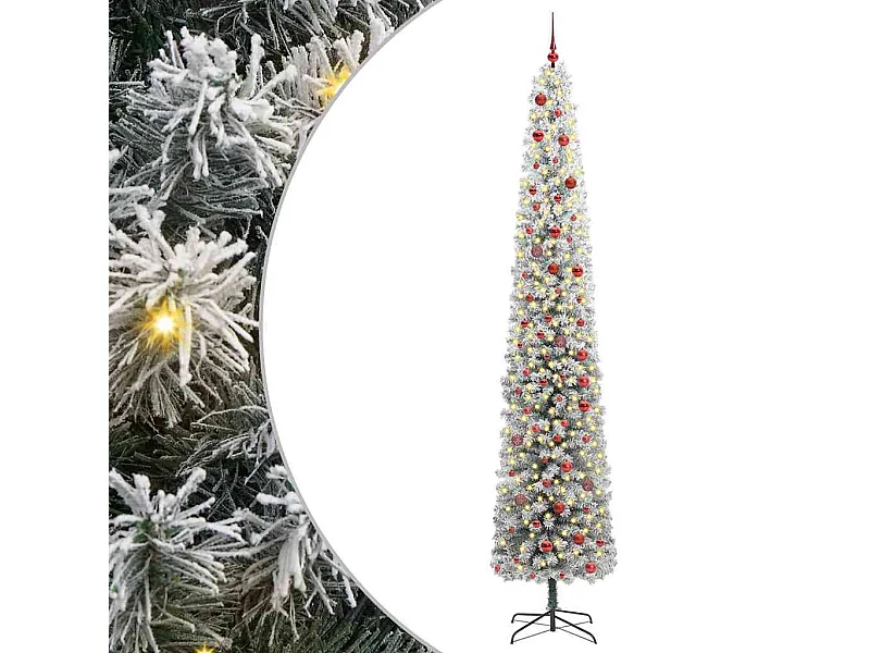 Kunstkerstboom Groen 300 cm PVC en staal en kunststof