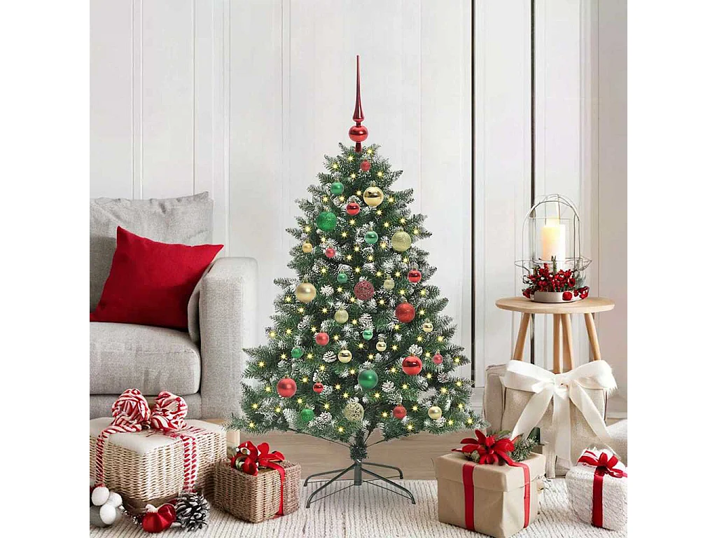 Albero di Natale artificiale con 150 LED Verde 85 x 85 x 120 cm