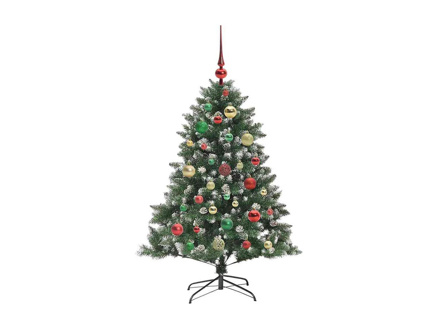 Albero di Natale artificiale con 150 LED Verde 85 x 85 x 120 cm