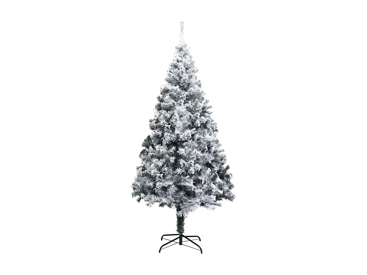 Albero di Natale artificiale verde 180 cm PVC, acciaio e plastica