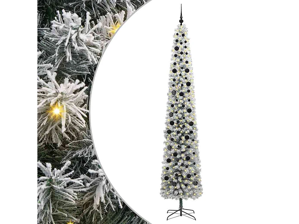 Albero di Natale artificiale Verde 270 cm PVC e acciaio e plastica