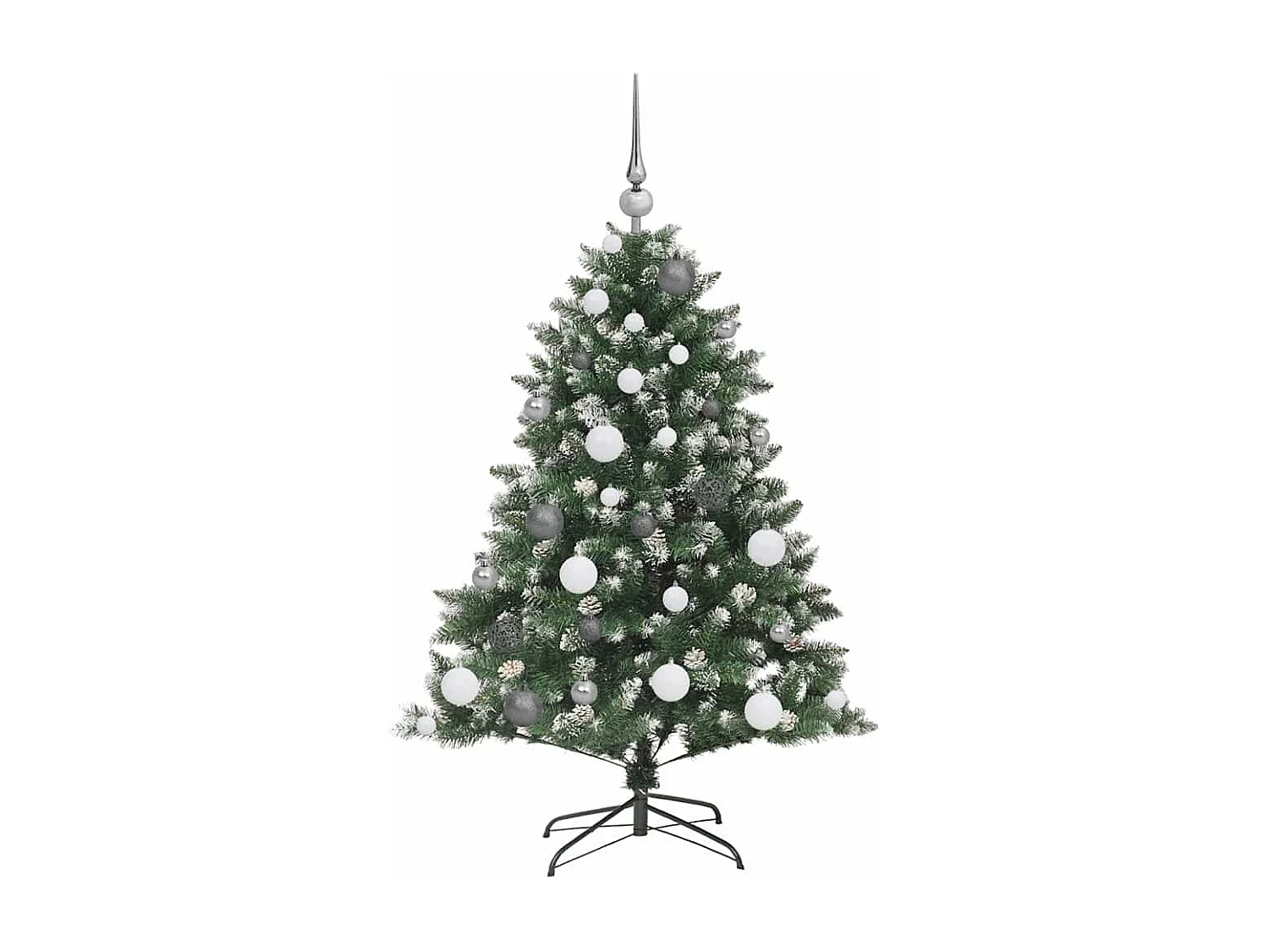 Sapin de Noël artificiel avec 150 LED Vert 85 x 85 x 120 cm