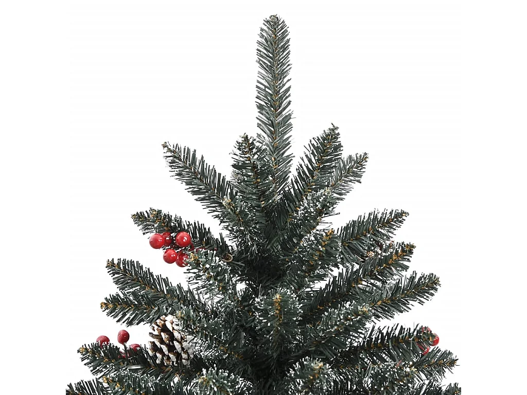 Sapin de Noël artificiel avec support Vert 180 cm PVC