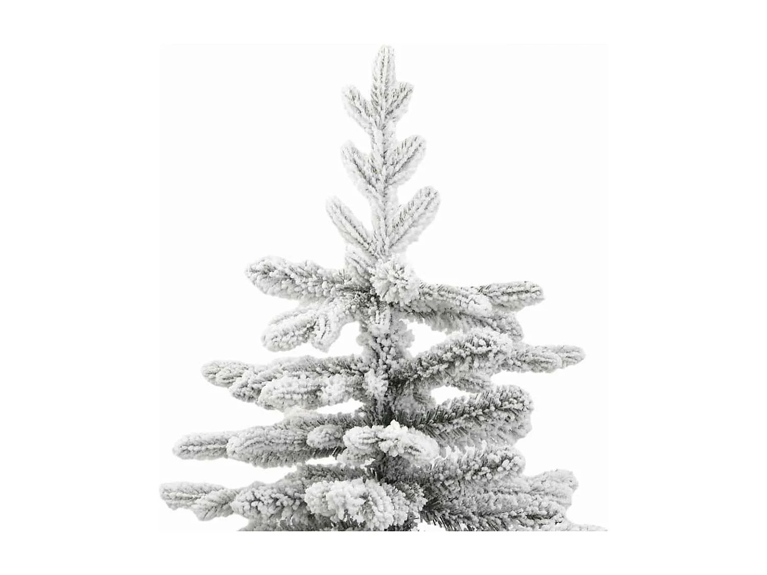 Sapin de Noël Artificiel à Branches Articulées Blanc 210 cm