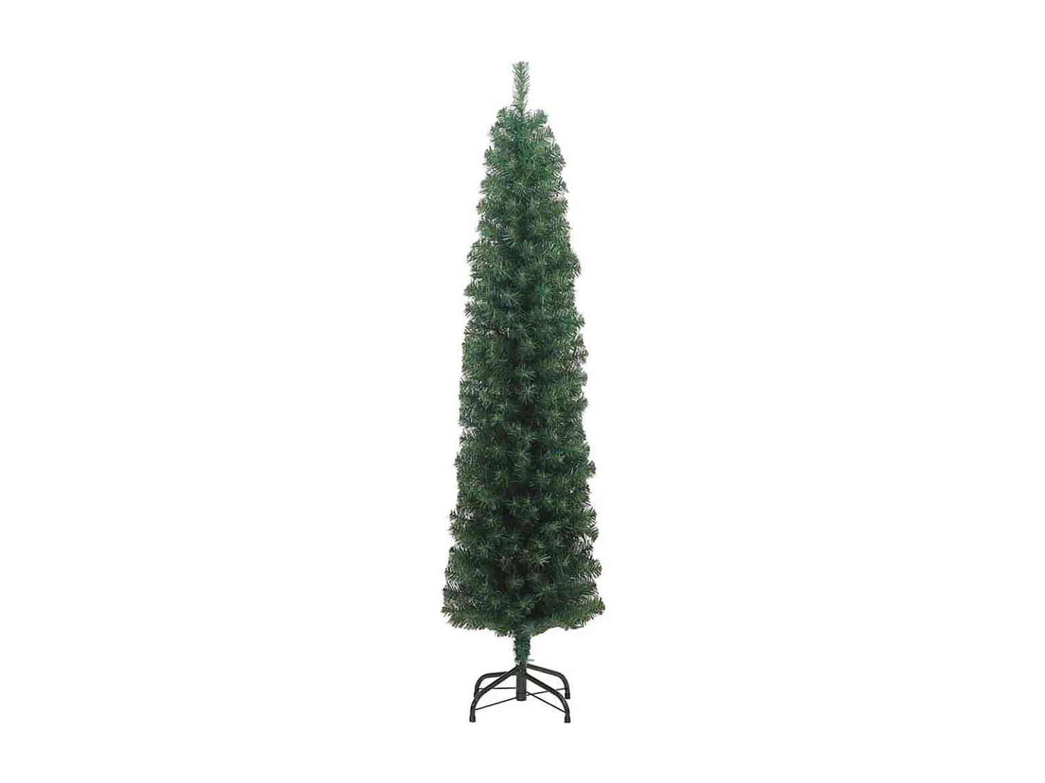 Sapin de Noël artificiel Vert 210 cm PVC et acier et plastique