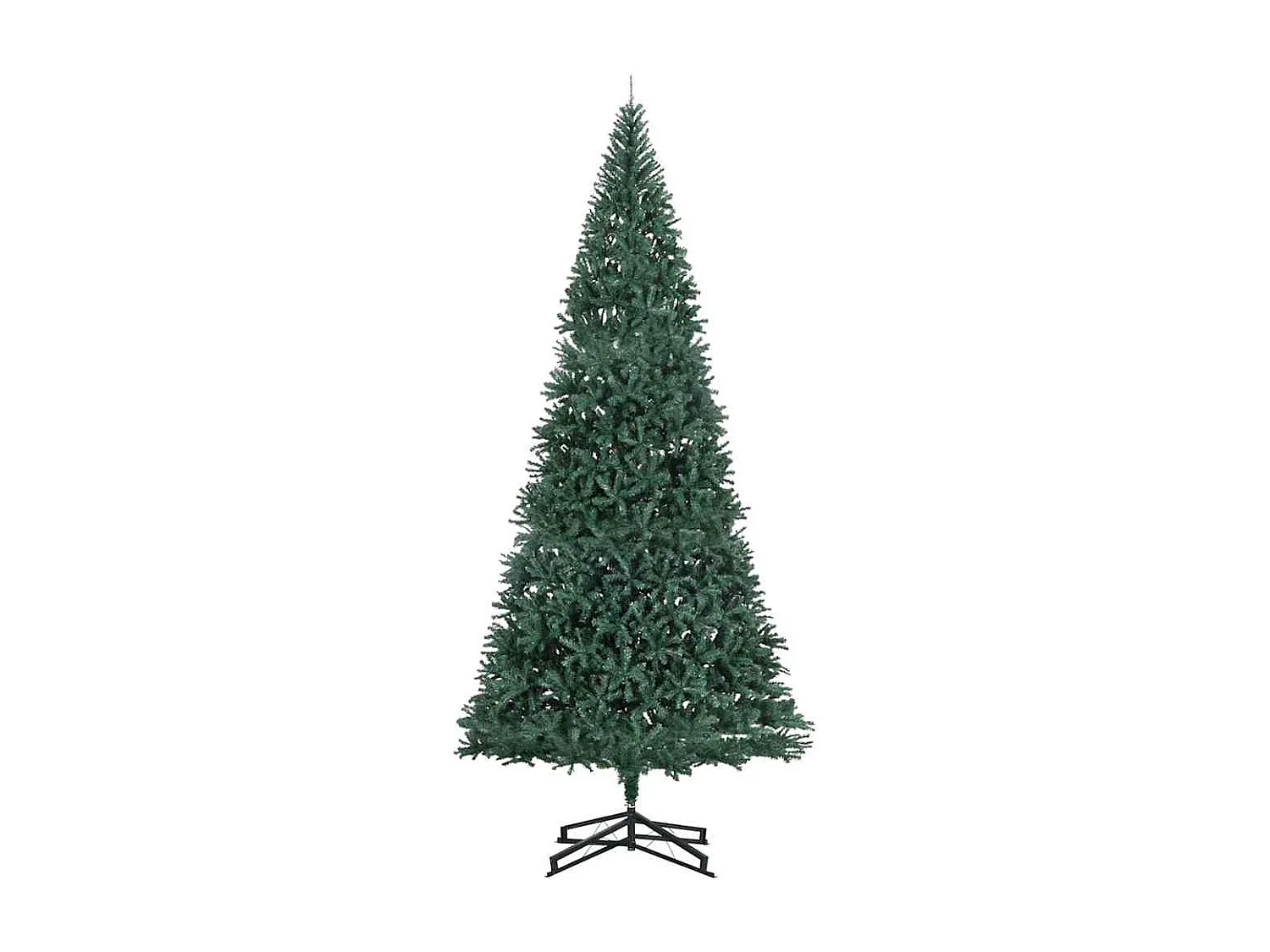 Albero di Natale artificiale preilluminato verde 500cm PVC