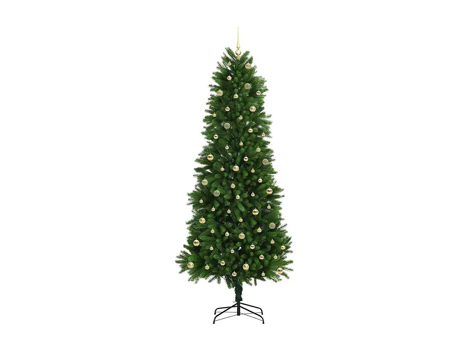 Albero di Natale con 300 LED con supporto Verde 240 cm PE