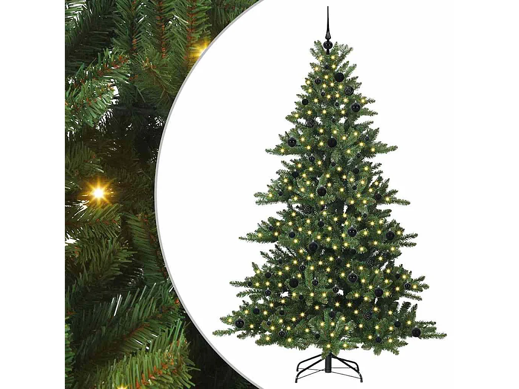 Künstlicher Weihnachtsbaum mit beweglichen Zweigen 210 cm PVC