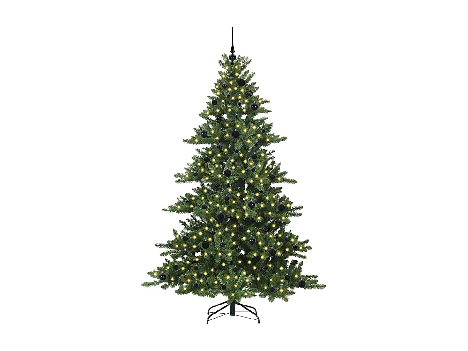 Künstlicher Weihnachtsbaum mit beweglichen Zweigen 210 cm PVC