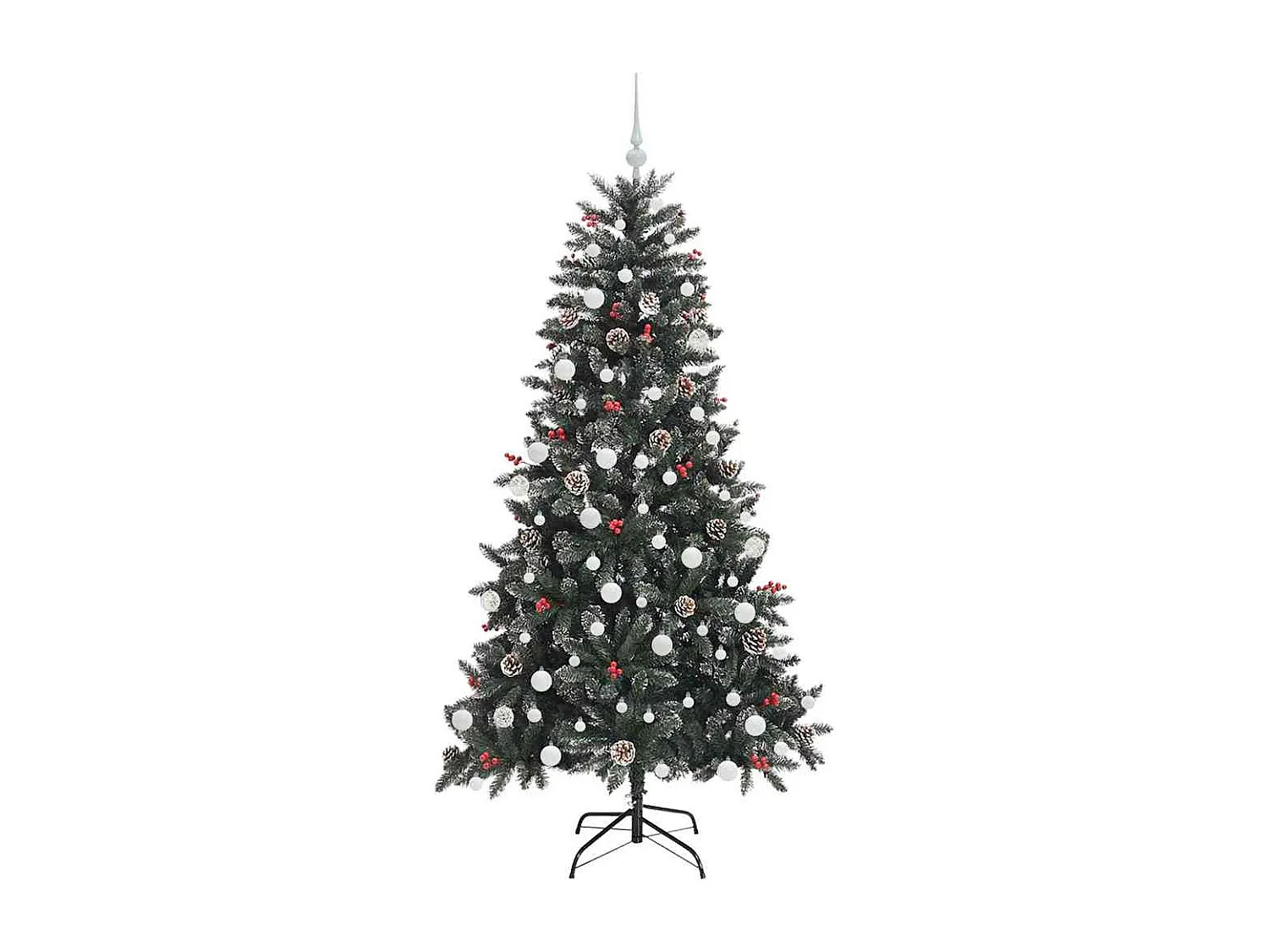 Albero di Natale artificiale con 300 LED Verde 99 x 99 x 180 cm
